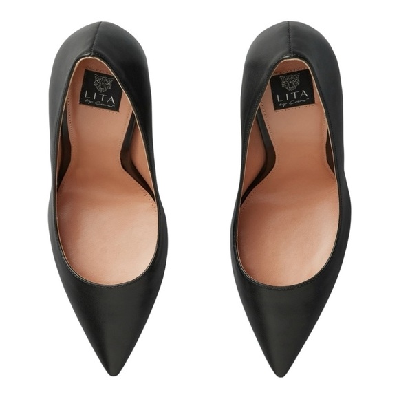LITA by Ciara Solid Pointed Toe Pump in Black NWT - Picture 2 of 8